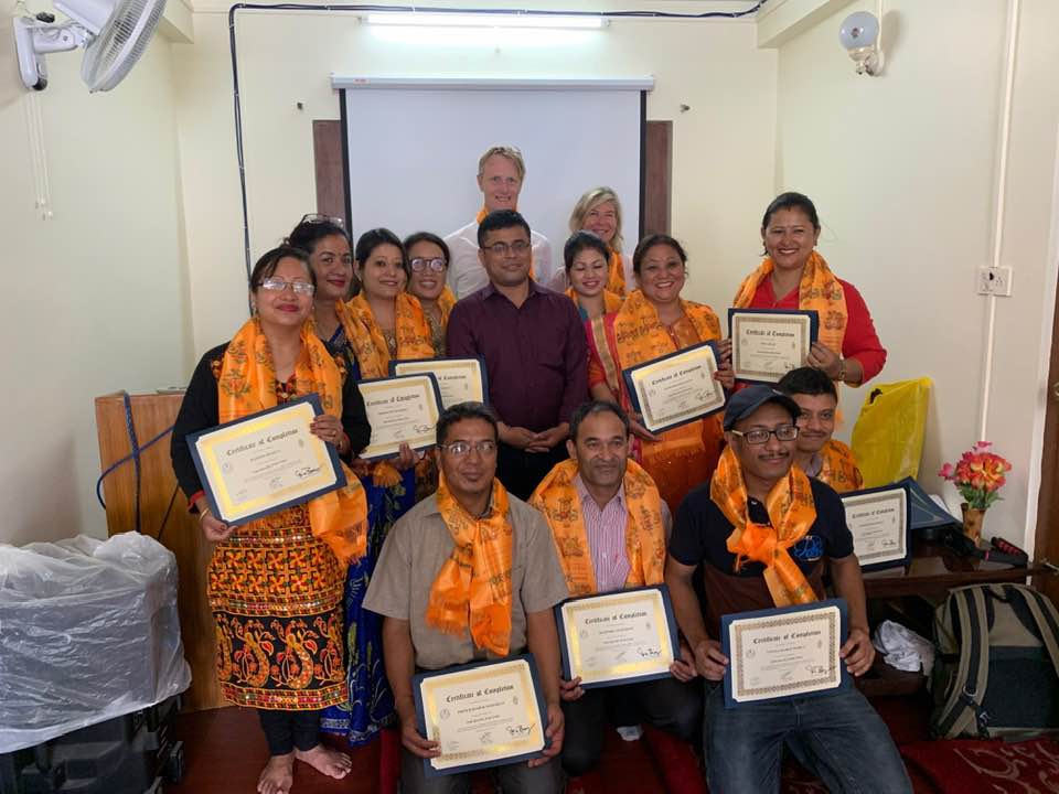 Nagarjuna Institute of Buddhist Studies (NIBS) Pvt. Ltd. organized a Certificate Distribution Ceremony in NIBS building at Chakupat.